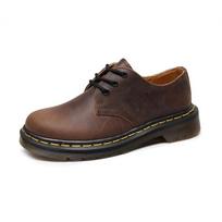 Low-top Martin shoes men's leather size round head men's and women's couple casual tooling shoes Customized ruda