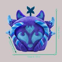Non-Toxic New Fruits Blox Plush Toys Anime Game Stuffed Toy Devil Fruit Horror Dolls Kids Birthday Gifts House Sofa Soft Fruit Pillow blue