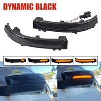 For VW Jetta Voyage Saveiro G6 G7 Gol Geracao 6/7/8 UP Spacefox LED Dynamic Turn Signal Light Side Mirror Sequence Indicator black
