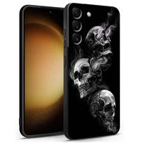 Case for Samsung Galaxy A54 A55 5G A53 A52 A51 A34 A35 A33 A25 A24 A23 A22 A21s A32 A72 Funda Phone Cover Grim Reaper Skull for Galaxy A73 5G beige