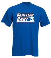 Jaxson Dart Cam Skattebo 2026 Giants Shirt T-Shirt M blue