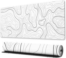 Gaming Mouse Pad Japanese Wave White Mouse Pad Extended XXL Mousepad AntiSlip Base Cool Large Mouse Pad Desk mat for office 800x400x2mm