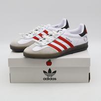II0013 Hello Kitty adidas Originals Gazelle Indoor Footwear White Red (Women's) 11W gray