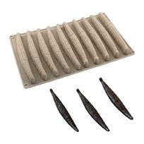 10 Cavity Vanilla Pods Cake Mold Food Grade Silicone Mould For Baking And Decorating Kitchen Bakewares For Home Use juoda