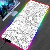 RGB LED Black And White Line Extended Mousepad Gaming Speed Keyboard Pads XL Desk Mat Office Mouse Pad Tapis De Souris 900x400mm Small 250x350x3mm gray