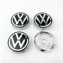 VW Polo Golf 4 5 4pcs 55mm 56mm 65mm 70mm Car Wheel Center Hub Caps Cover for VW Volkswagen Golf Polo Passat Touran CC B5 B6 B7 Jetta Accessories