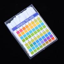 100Pcs Ph Test Strips 0-14 Universal Strips To Test Water Quality For Swimming Pools Hydroponics Aquarium Soil Urines one size white