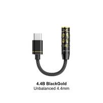 FiiO JIEZI USB DAC AMP Type-C to 3.5mm/Unbalanced 4.4mm Earphone USB C Cable Audio Aux Cable For IOS Android