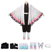 Anime Demon Slayer Kimetsu No Yaiba Zenitsu Giyu Tanjirou Kamado Nezuko Cosplay Moterims Vaikams Vyrams Kimono Uniforma Šventė XL auksas