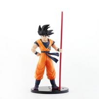 Dragon Ball Sun Goku Somersault Cloud Super Saiyan Standing Collection Figures Statue Anime Peripheral Model Ornaments Toy Gift beige