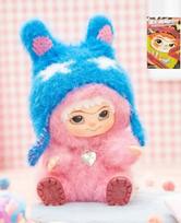 New High Quality Star Same Style WAKUKU Plush Party Series Blind Box Premium Plush Doll Cute Animal Image Girl Collection Gift blue