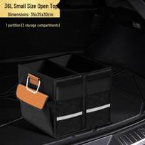 Sulankstomas automobilio bagažinės organizatorius ir laikymo dėžė black