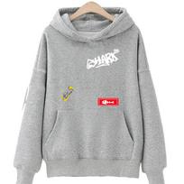 Zenless Zone Zero Ellen Joe Graphic Hoodie ZZZ Anime Fan Merch Pullovers Men Women Long Sleeve with Hooded Clothing Unisex Hoody XS pilka spalva