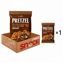SAMJIN Mini Pretzel Biscuits 70g 4 flavors 8pack #seafoodflavor*1 pack brown