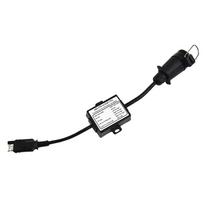 car converter US 7 Way Plug To European 13 Pin US 7 Way to EU 7 US 4 to EU 7 Round Connector Trailer Light Converter Accessories US 4Pin to EU 7Pin black