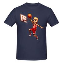 Unisex Tung Tung Tung Sahur Basketball T Shirt Streetwear Cotton T Shirt Homme 4XL brown