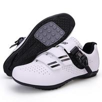 Unisex Dviračių Batai Road Kalnų Dviratis SPD Pedalams Kvėpuojantis Standus Padas Indoor Treniruokliui Platesnis 40 gray