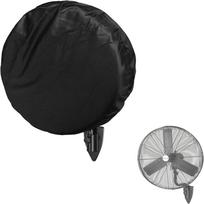 Apsauga nuo dulkių sieniniam ventiliatoriui, daugkartinio naudojimo elektrinio ventiliatoriaus apsauginis gaubtas, sandėlis 50cm(18-20in Fan) juoda