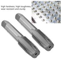 2PCS High Speed Steel Hand Tap M18 x 2.5mm / M20 x 2.5mm Straight Flute Tap Metric Tap  Metalworking M18*2.5 gray