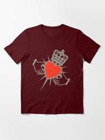 Simple Minds Simple Minds Logo Essential T-Shirt XL tamsiai raudona spalva
