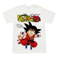 Dragon Ball Print Short‑Sleeve T‑Shirt, Son Goku Vegeta Harajuku Y2K Unisex Clothing Women And Men T-shirt XXXL black