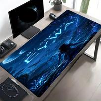 Avatar Print Mouse Pad, Anti‑Slip Desktop keyboard Mat, for PC Laptop Gaming Working Daily Use, Cool Festival Surprise Gift 30cmx60cm black