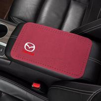 Automobilio sėdynės porankio dėžės apsauginis paminkštinimas, laikymo dėžės dangtelio padas, skirtas Mazda 2 3 6 5 Atenza CX3 CX5 MX5 CX7 Axela CX30 CX90 CX60 CX50 raudona