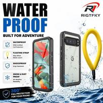 IP68 Waterproof Case for Goolge Pixel 10 9 8 7 Pro XL 6A 7A 8A 9A 10A 360° Full Body Protection Shockproof Cover Swimming Diving Google Pixel 8 Pro juoda