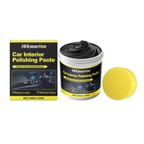 Auto Scratch Repair Cream Interior Dashboard Plastic Restorer Tire Shine Wax Long Lasting Protection for Car Trim Rubber Parts 100G gray