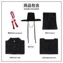 Demon Hunter Boy Group K-POP Shaka Boy Qin Yu cos Boy Group Babe Cosplay Black Songsuit Adult Xxl size black
