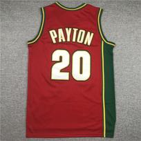 Vintažiniai Seattle SuperSonics Krepšinio Marškinėliai Gary Payton Shawn Kemp Retro Siuvinėti NBA Gerbėjų Drabužiai Unisex XL black