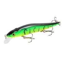 Žvejybos masalas Minnow Crankbait Vobleriai 3D Eyes Eyes Dirbtinis masalas Lydekos karpis Masalas plaukimo masalas Žvejyba Pesca green