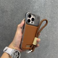 2025 Luxury Magnetic Leather Aromatherapy Phone Case For iPhone 11 12 13 14 15 16 17 Pro Max Plus Wireless Charging Borderless Cover For iPhone 14 brown