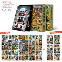 Anime Cartoon Tung Tungtung Sahur Toy Party Cosplay Game Card Collection Photos Gift black