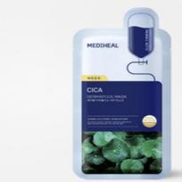 Mediheal Derma Plus Cica Mask – Soothing & Skin Barrier Care (10 Sheets) blue