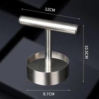 1PC Stainless Steel Smash Burger Press Hamburger Patties Meat Masher Circular Meat Press Mold For Deli Meats Kitchen Accessories gray