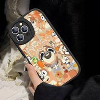 B-Blueys Phone Case For IPhone 11 12 13 14 15 16 Pro Max Plus Leather Cover iPhone 16