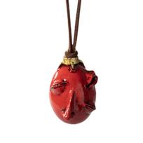 10Pcs/Lot Berserk Behelit Egg Of King Cosplay Necklace Resin Pendant Rope Chain Necklace for Unisex Accessories Jewelry Gift brown