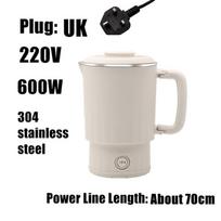 Xiaomi 2026 0.6L Mini Folding Kettle Portable Water Heater 600W 600ml Electric Kettle Home Kettle Electric Boiling Pot Noodle Pot