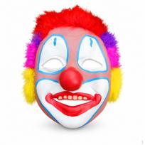 Halloween Clown Mask Latex Horror Prank Costume Party Prop Red Red