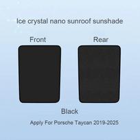 For Porsche Taycan 2019-2025 Car Ice Crystal Sunroof Sunshade Skylight Roof Heat Insulation Shading Interior Auto Accessory