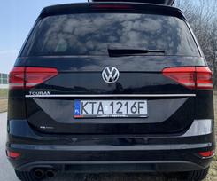 VW Touran III 3 - CHROME STRIP above the number plates, tailgate