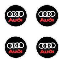 4Pcs 56mm Car Wheel Center Hub Cap Badge Logo Sticker For Audi A6 A3 A4 A5 A6 Q2L Q3 Q5 Q7 Q8 R8 S4 S8 S7 RS5 RS6 RS8 Accessory white