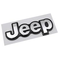 15,8CM ABS Automobilio Šoninės Kėbulo Bagažinės Emblema Ženklelis Lipdukas Jeep Wrangler Grand Cherokee Compass Renegade Patriot Rubicon Liberty white