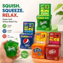 Dr Pepper X Needoh Nice Cube Squishy Soft Squeeze Fidget Cube Stress Relief Anxiety Relief Sensory Toy For Kids And Adults