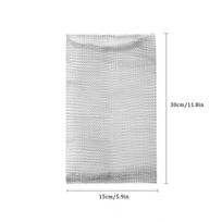 304 nerūdijančio plieno tinklinis maišelis Sodo kenkėjų kontrolė Graužikams atsparus Augalų filtras Tinklas 304 Stainless Steel Mesh Bag 35x35cm