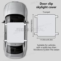 SEAMETAL Automobilio stoglangio apsauga nuo saulės Apsauga nuo saulės Vandeniui atspari Apsauga nuo ledo ir sniego Apsauga nuo saulės Automobilio stogo uždangalas Sedanam SUV Prekės