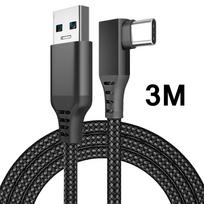 5M Data Line Charging Cable for Oculus Quest 2 Pico 4 PS5 Accessories PC USB 3.2 Type C Charger Link Cable for Meta Quest 3 VR USB A-C 3M gray