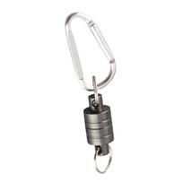 Magnetinė sagtis Muselinė žūklė Magnetinis tinklelio atsegimo spaustukas Pakabinamas laikiklis Virvelės spaustukas Gunmetal Single Buckle white