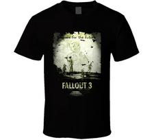 Fallout 3 Video Game T Shirt Mens Womens Tees Top L beige